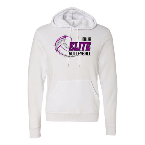 Unisex Sponge Fleece Hoodie - White Thumbnail