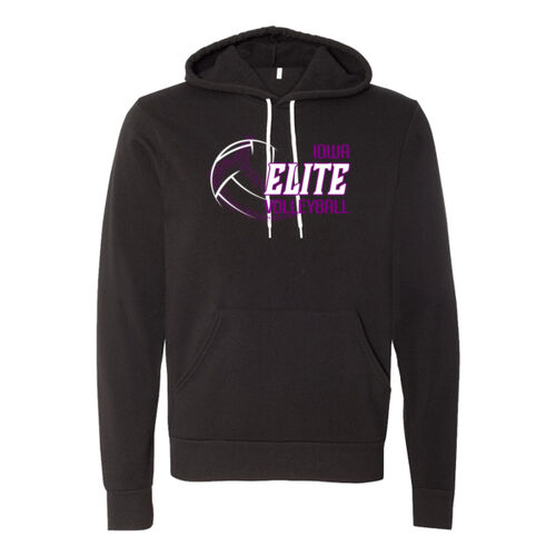 Unisex Sponge Fleece Hoodie - Black Thumbnail