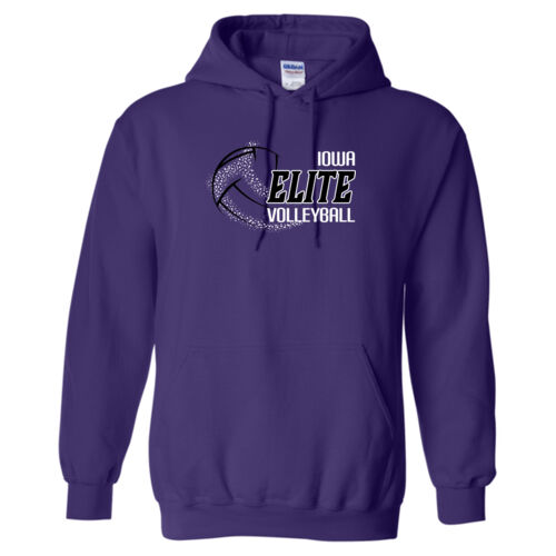 Heavy Blend Hooded Sweatshirt - Purple Thumbnail