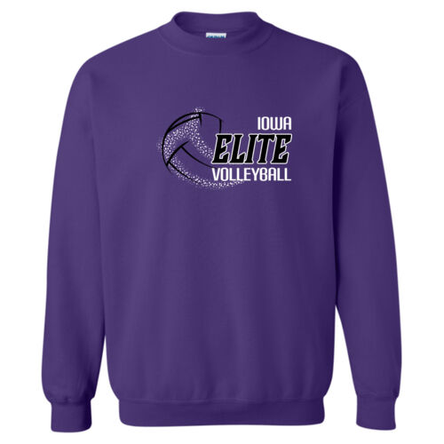 Heavy Blend Crewneck Sweatshirt - Purple Thumbnail